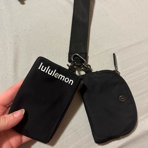 Lululemon dual keychain